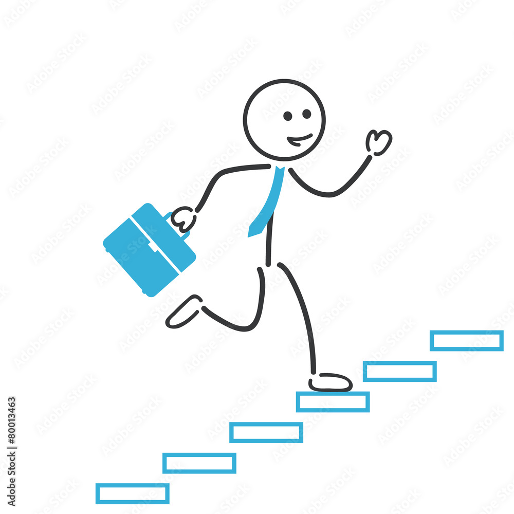 business man run up stairs business man run up stairs