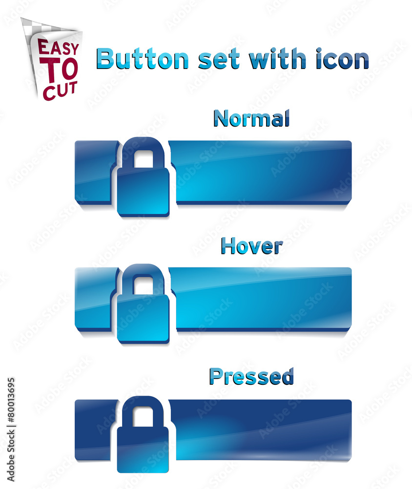 Button_Set_with_icon_1_191 - obrazy, fototapety, plakaty 