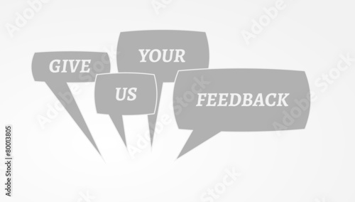 give me feedback speech bubbles