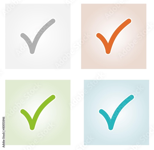 collection of the tick patterns
