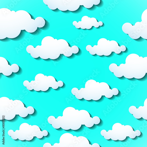 Clouds background. Vector illustration. Eps 10