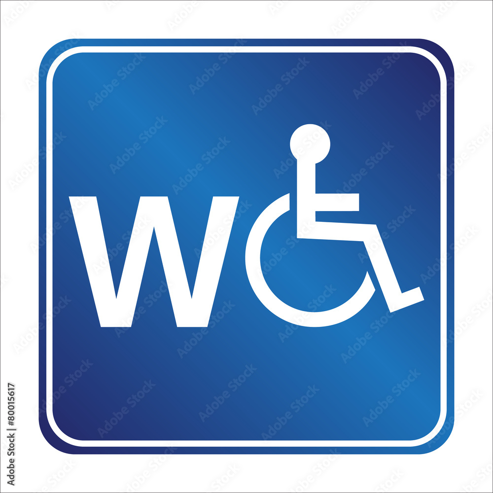 WC disabled wheelchair WC disabled wheelchair