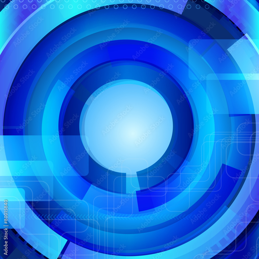 Abstract blue background with techno elements. Abstract blue background with techno elements.