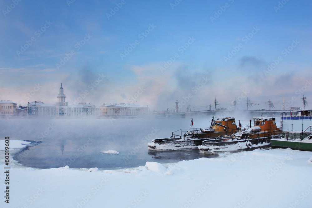 Fototapeta premium Russian winter