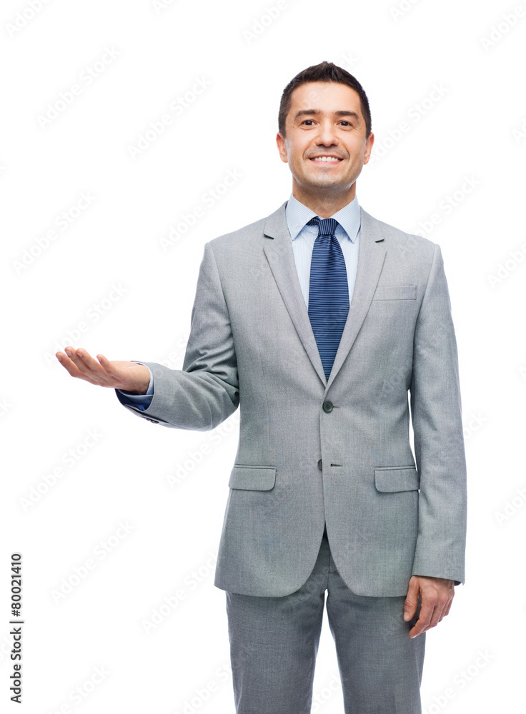 happy smiling businessman in suit happy smiling businessman in suit