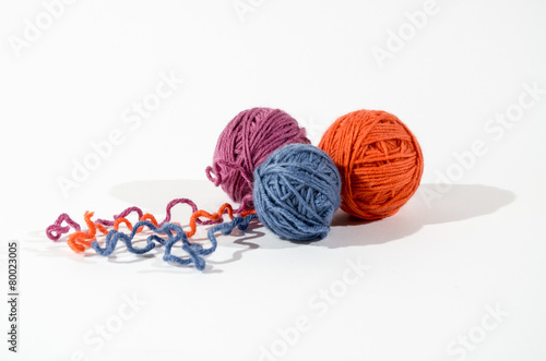Wool threads