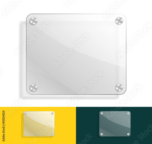 glass background with color variations