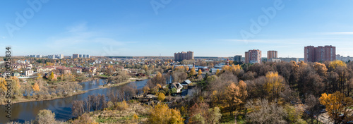 Troitsk City, Moscow District, birds eye view