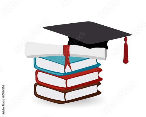 Books stack - graduation