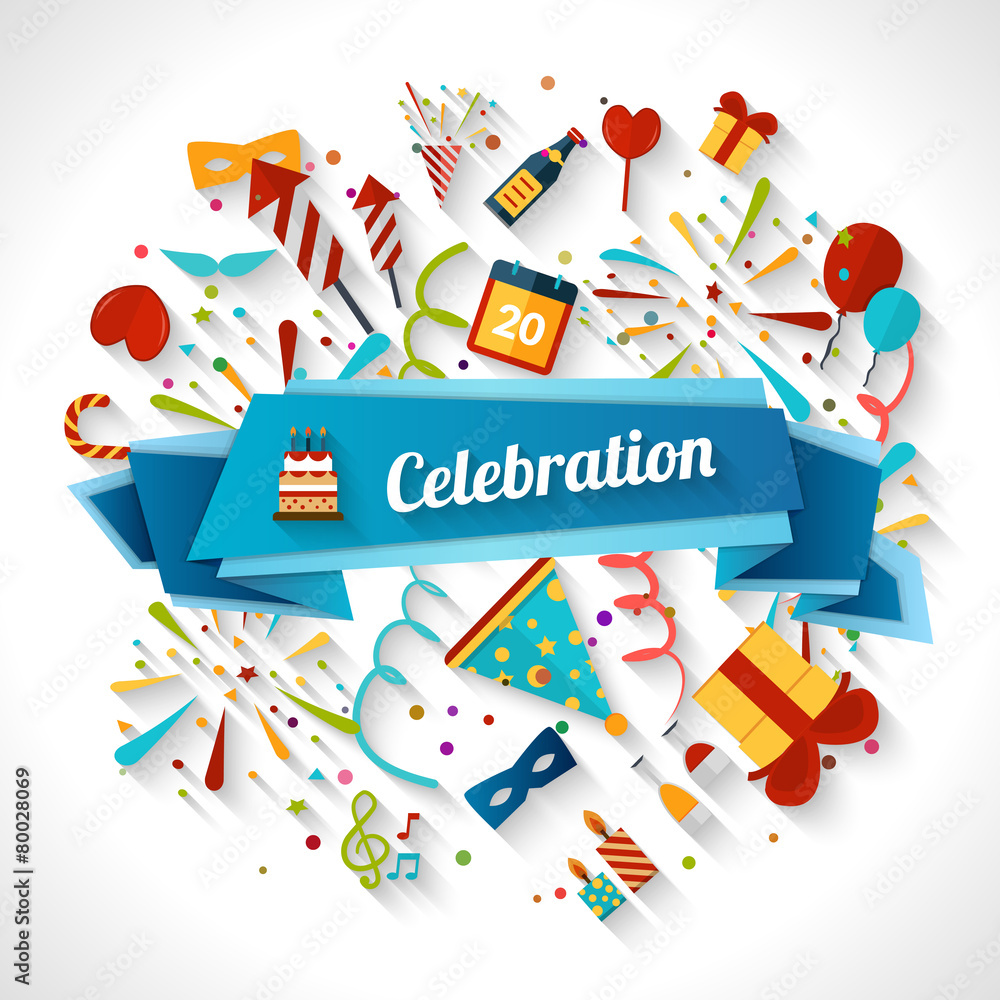 Celebration Background Illustration Celebration Background Illustration