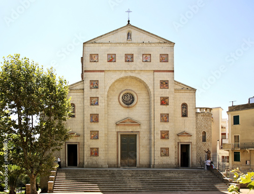 Church of the Madonna delle Grazie in Nuoro. Sardinia. Italy photo