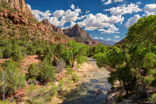 Zion National Park in the Southwestern of United States, Utah