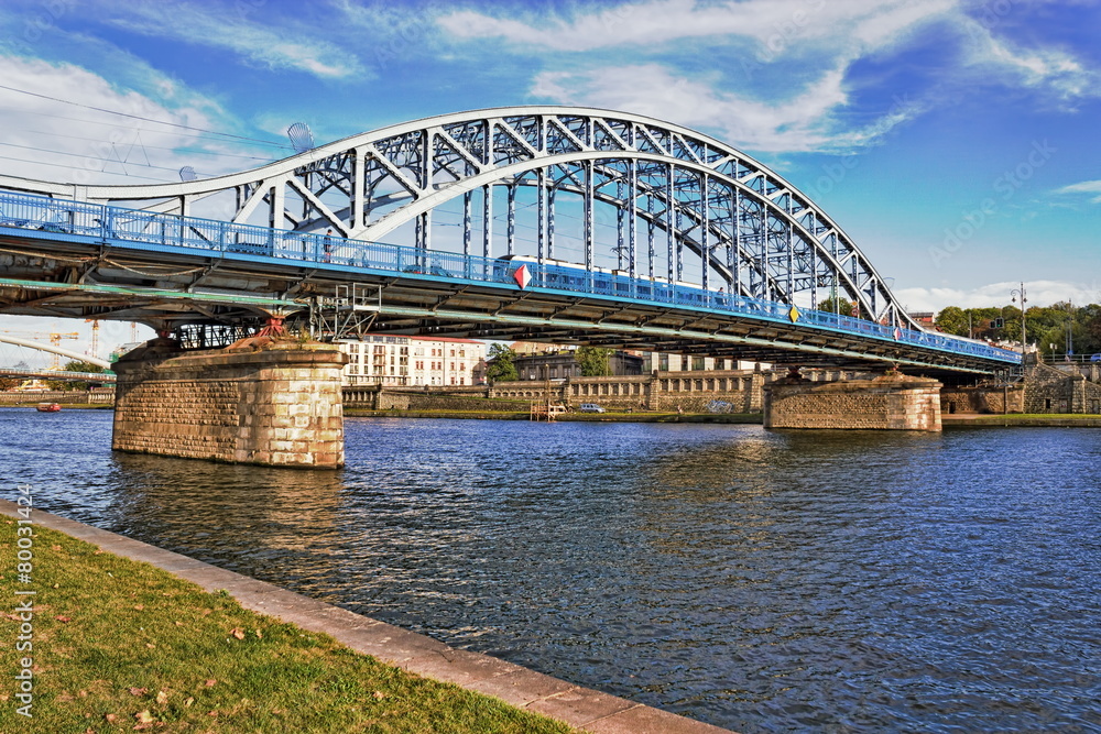 Krakau Blaue Brücke Krakau Blaue Brücke