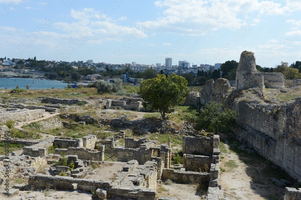 Ancient Greek Chersonesus Taurica near Sevastopol in Crimea