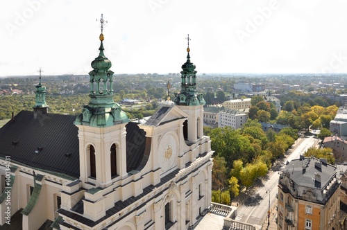 Obraz na płótnie Archikatedra św. Jana Chrzciciela i Jana Ewangelisty w Lublinie w salonie