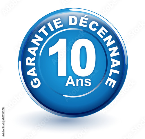 garantie décennale sur bouton bleu