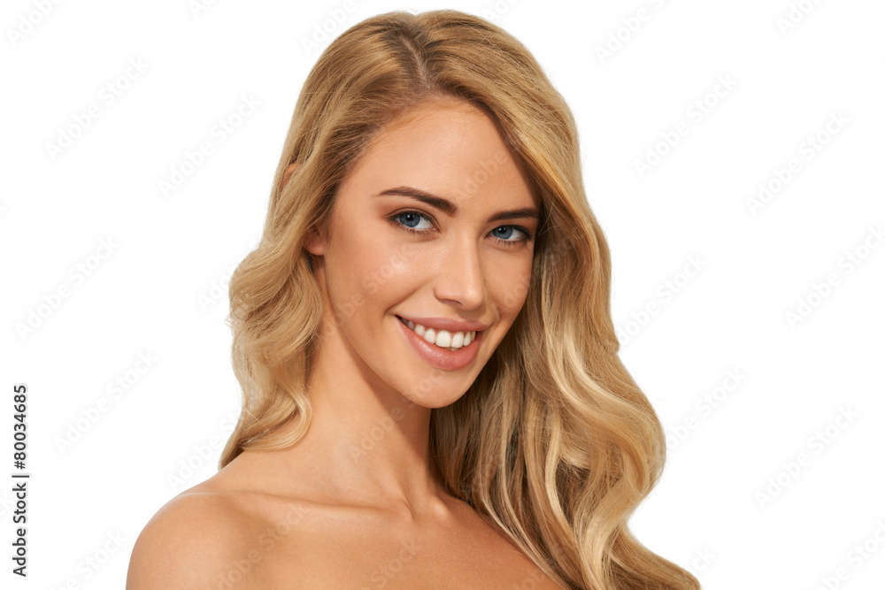 Portrait of sexy woman in a black top Portrait of sexy woman in a black top