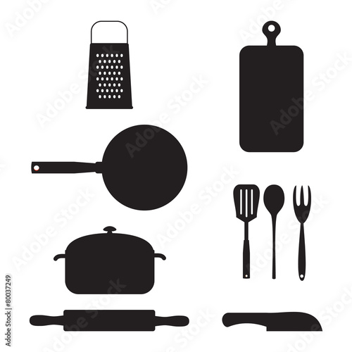 Kitchen stuff. Vector illustration.
