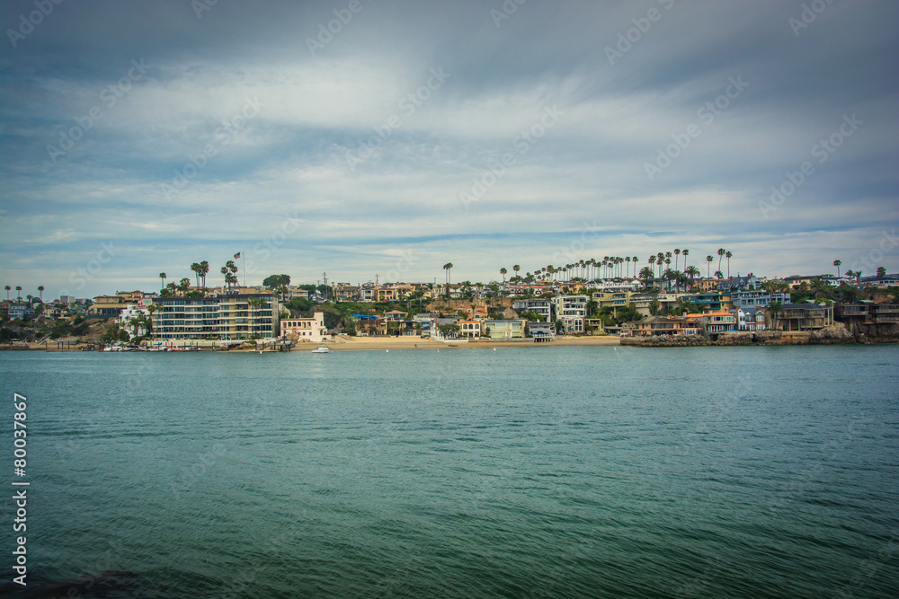 View of Corona del Mar from Jetty View Park, in Newport Beach, C