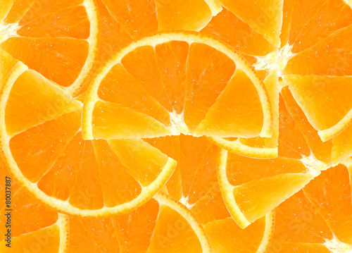 fresh orange slice background