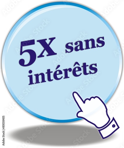 bouton 5x sans intérêts