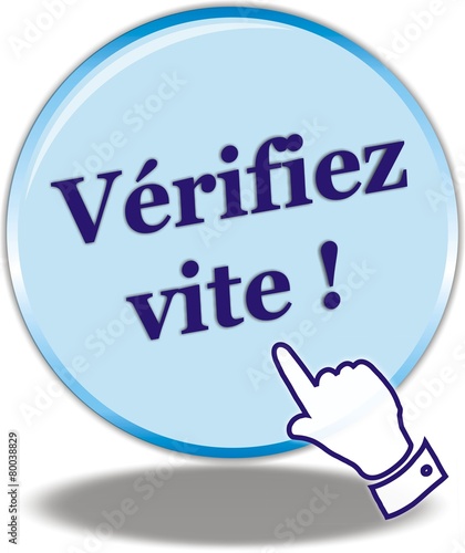 bouton vérifiez vite