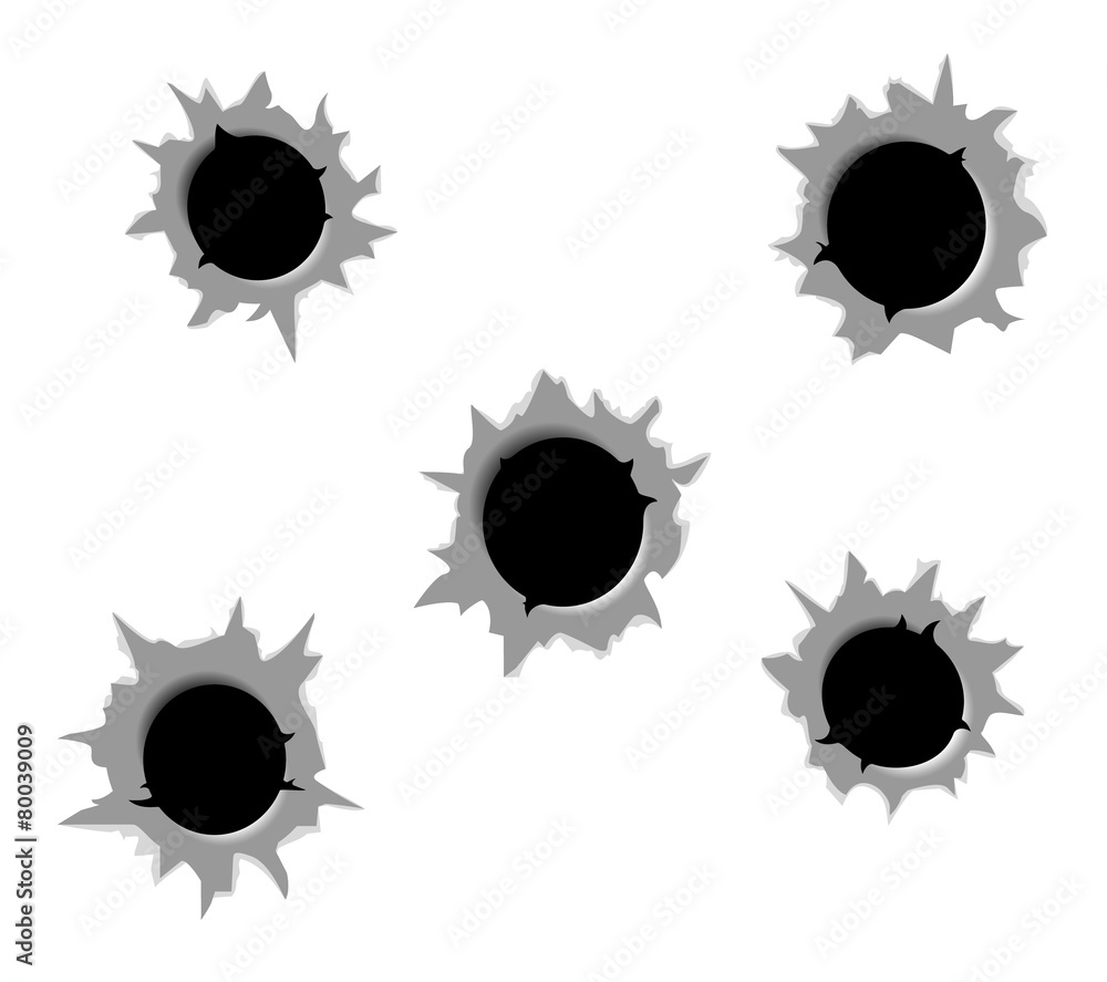 Bullet holes Bullet holes