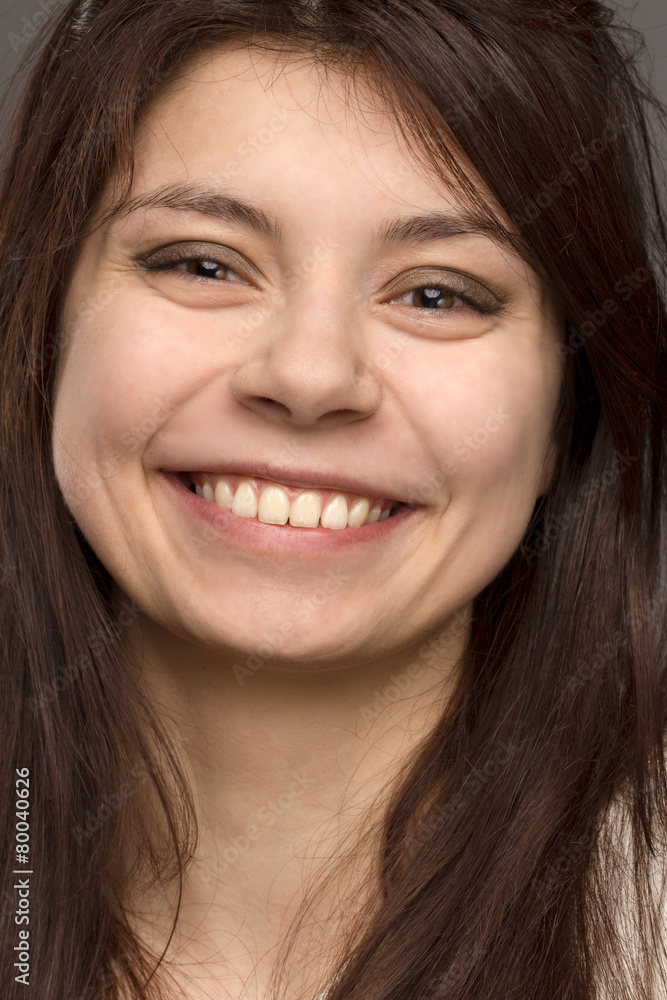 Portrait of happy girl teenager Portrait of happy girl teenager