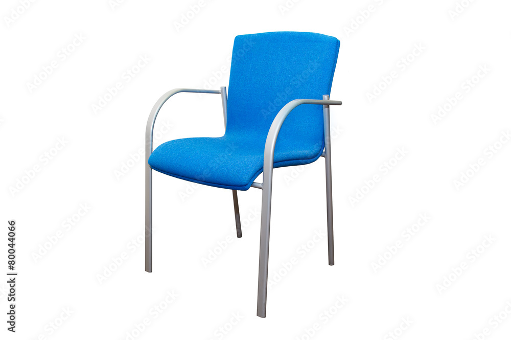 Blue Office Chair on a white background Blue Office Chair on a white background