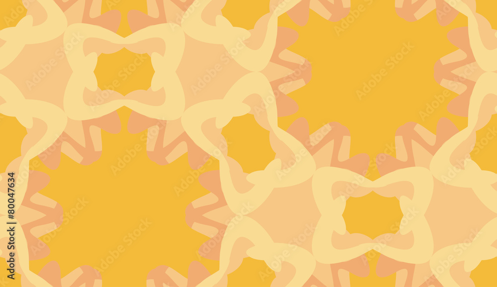 Seamless Yellow Shapes Pattern Seamless Yellow Shapes Pattern