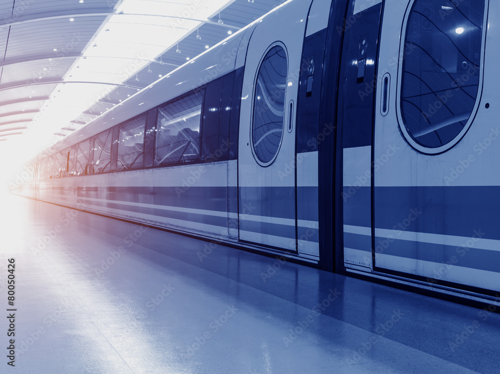 Fototapeta premium very high-speed train