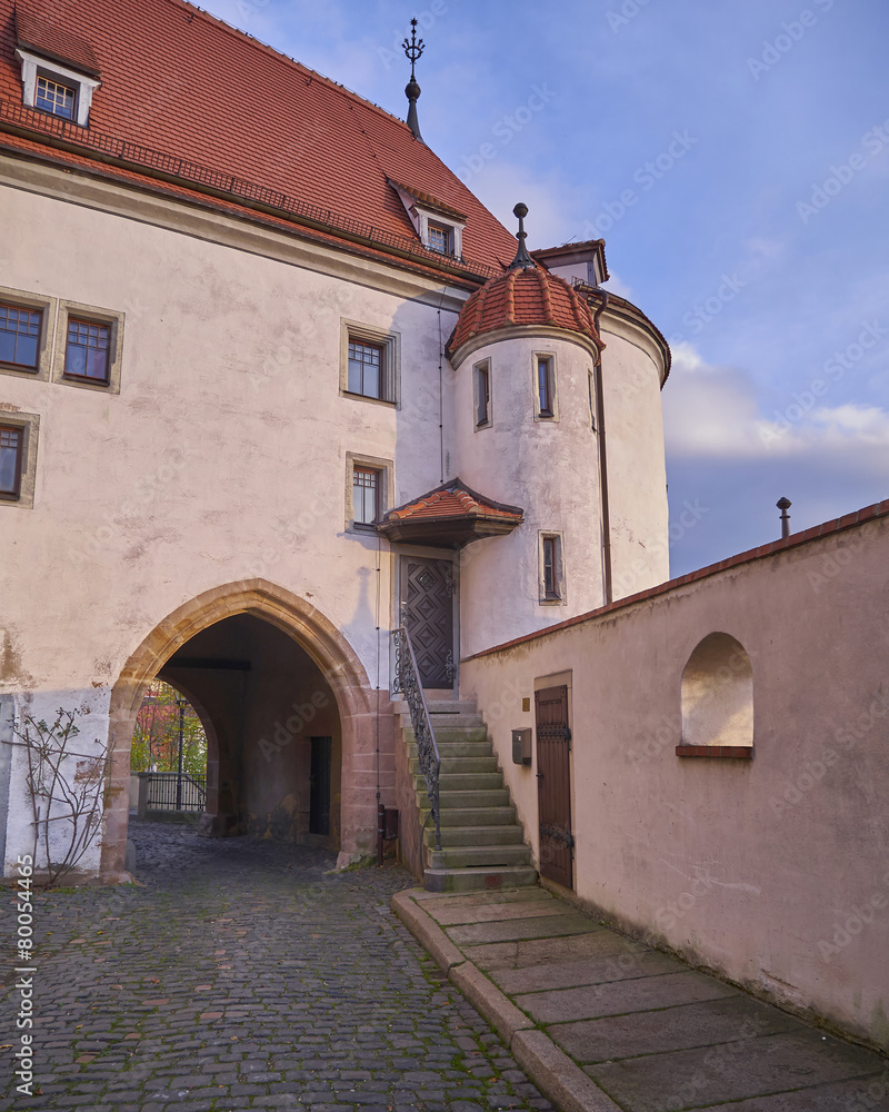 Altenburg castle palace gate, Thuringia, Germany