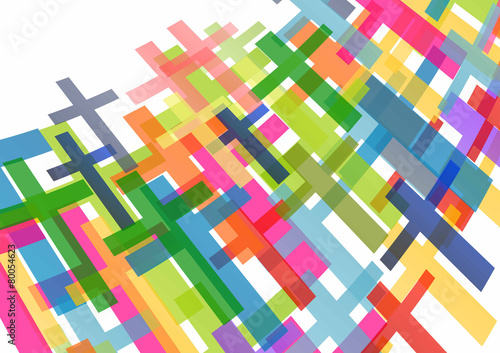 Christianity religion cross concept abstract background vector