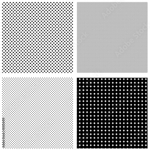 Set of halftone patterns