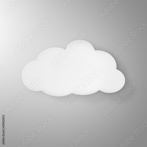White Cloud Icon