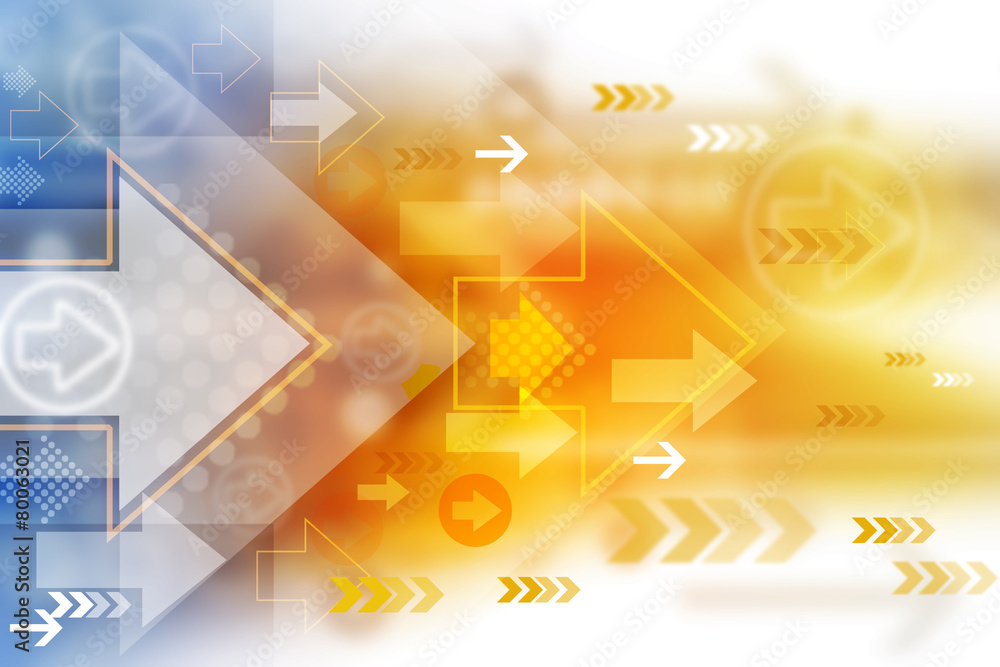 Fototapeta premium Abstract Arrow Background.