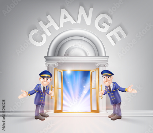 Door to Change and Doormen