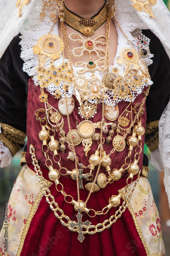 Traditional costume, Sardinia (Italy - Europe)