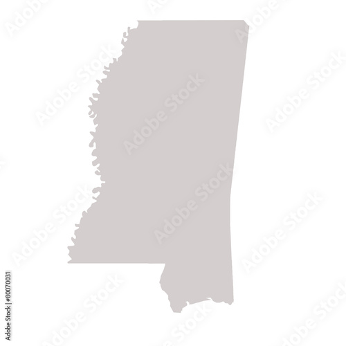 Mississippi State map