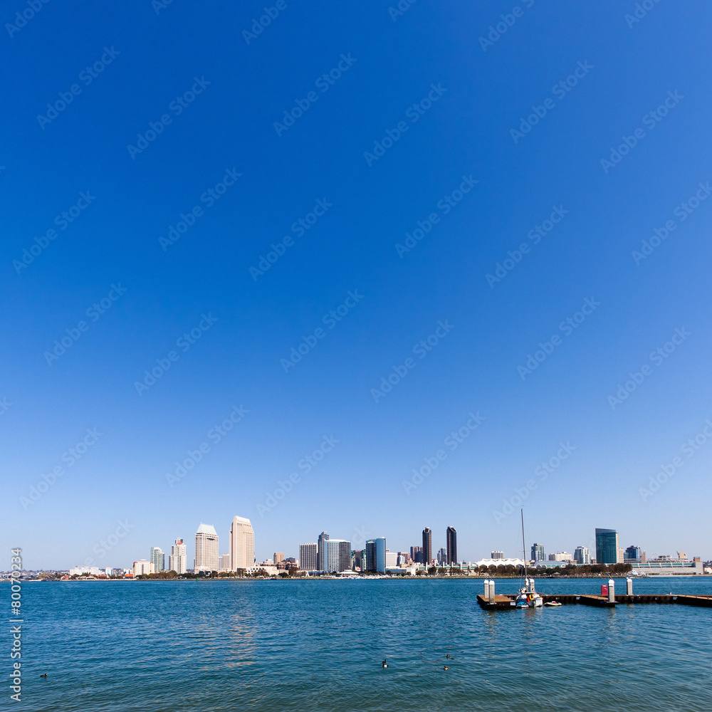 Fototapeta premium San Diego Skyline