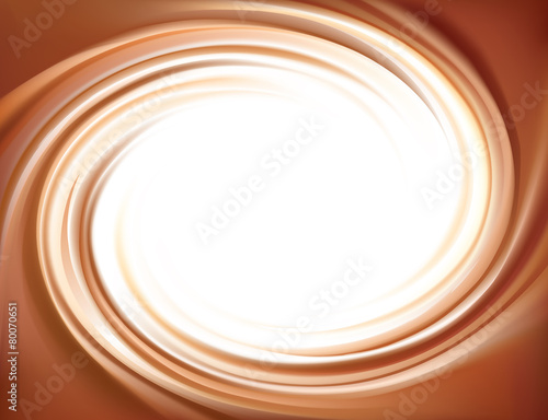 Vector background of swirling creamy texture