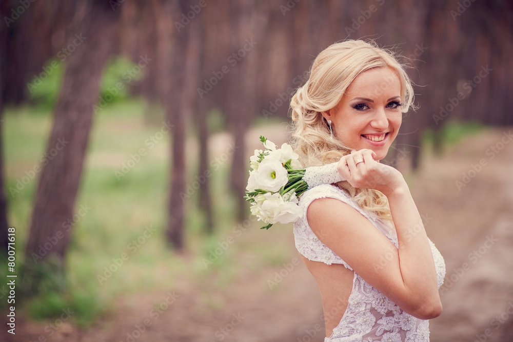 beautiful bride with a bouquet beautiful bride with a bouquet
