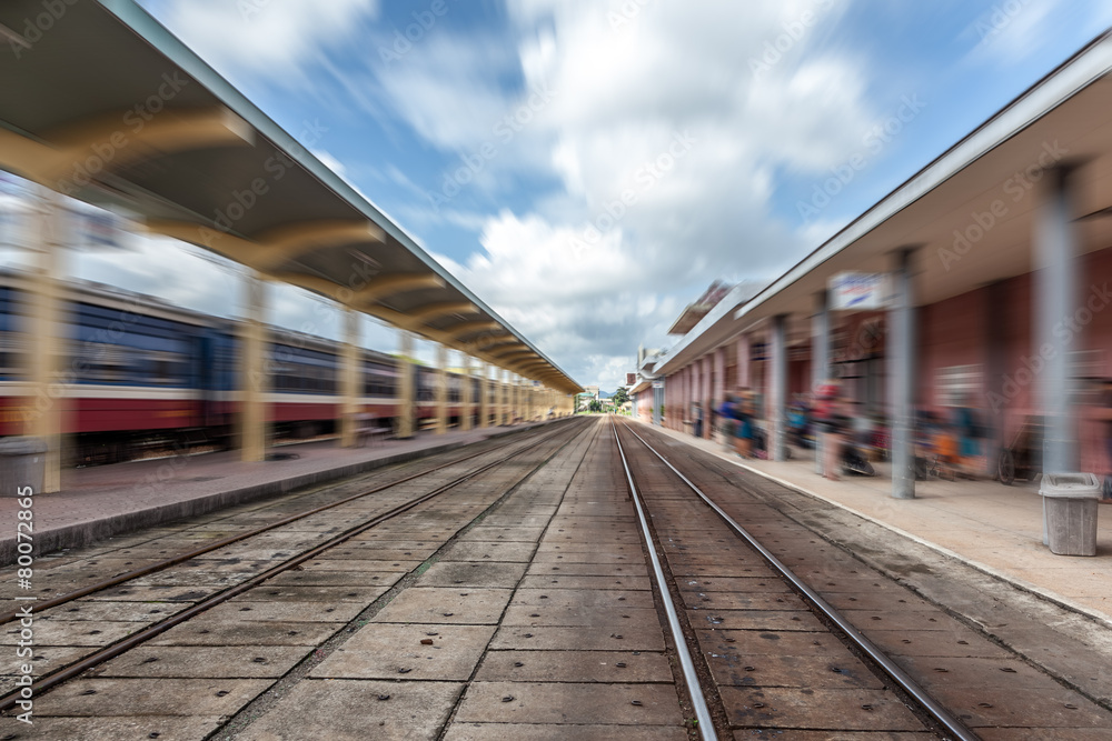 Naklejka premium Vietnam Hue's railway station