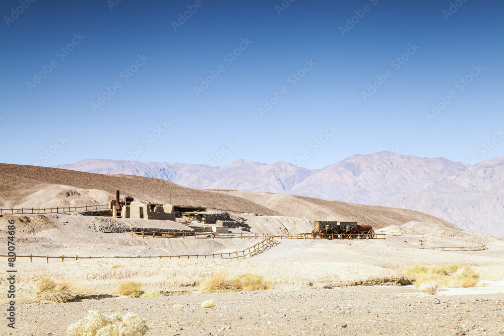 First settlers' house in Death Valley, USA