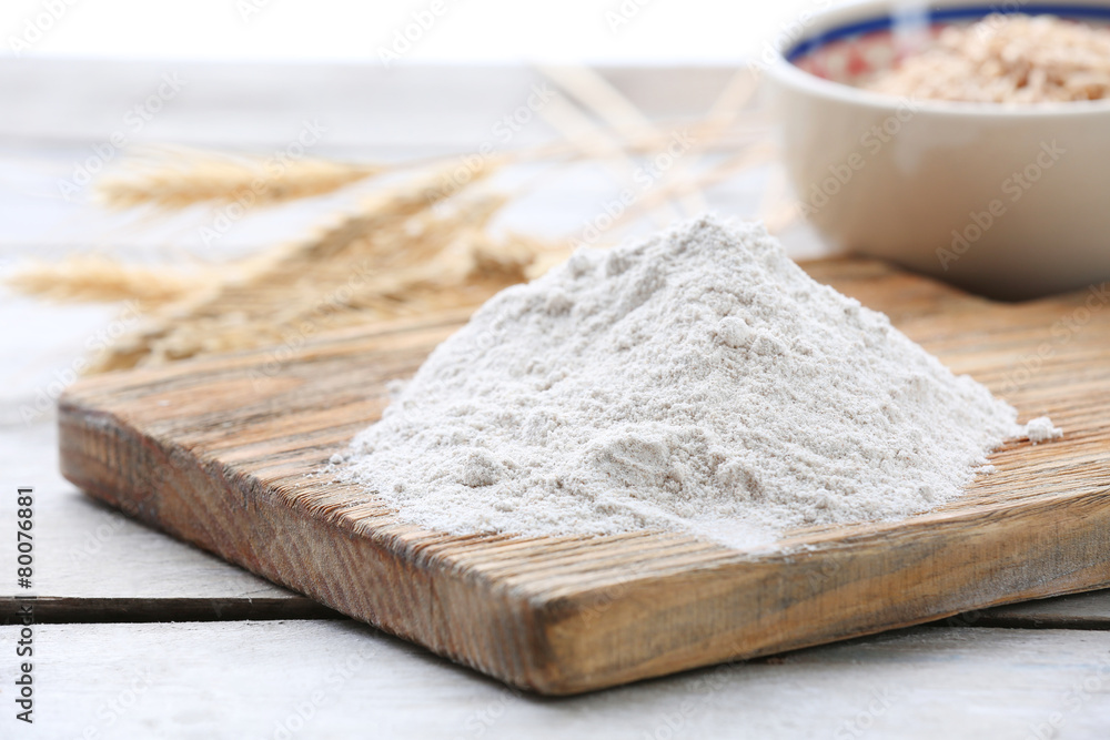 Heap of flour