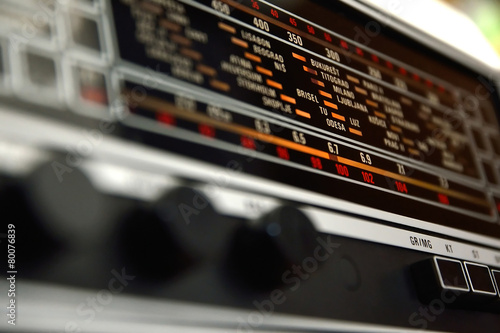 Tableau sur toile Old Radio