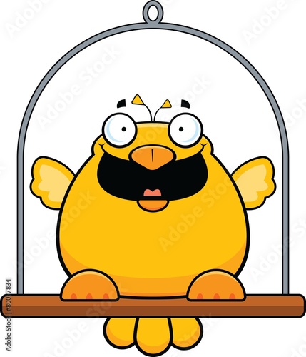 Cartoon Canary Happy