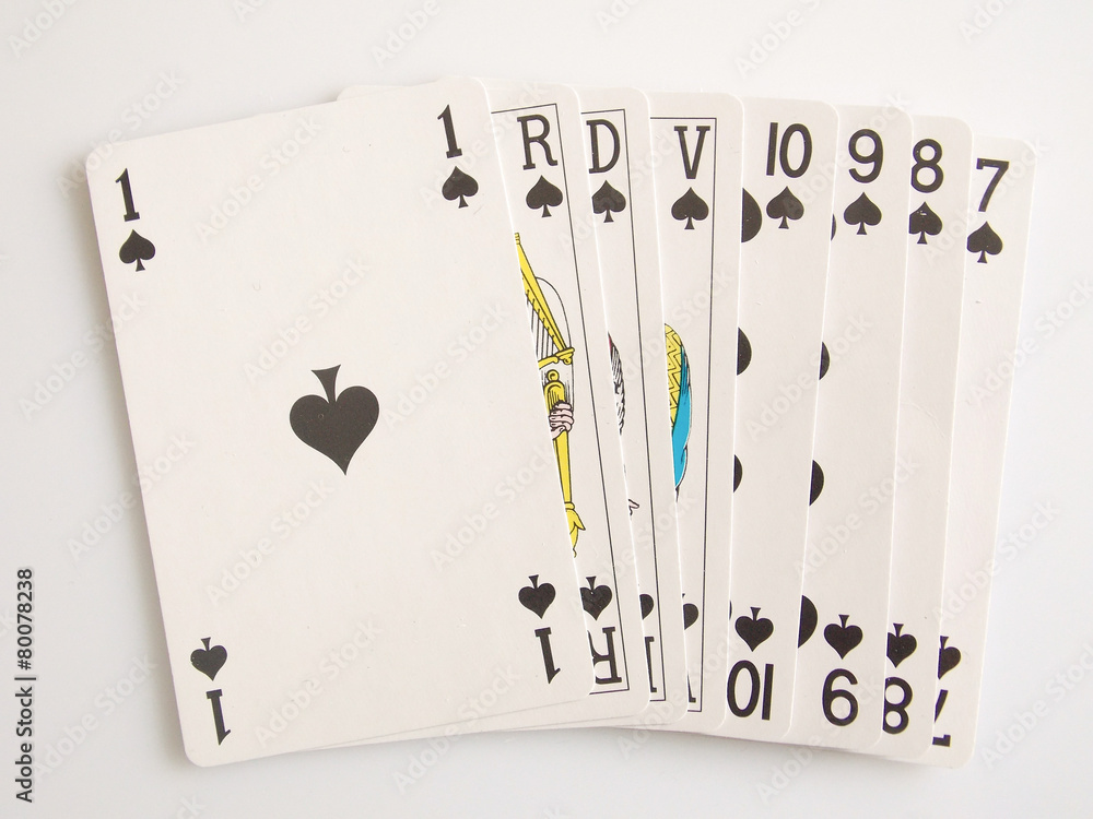 Obraz premium jeu de cartes