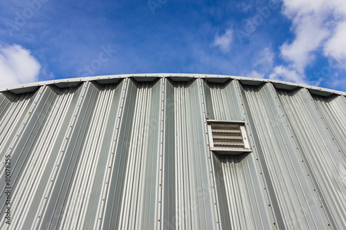 Corrugated facade