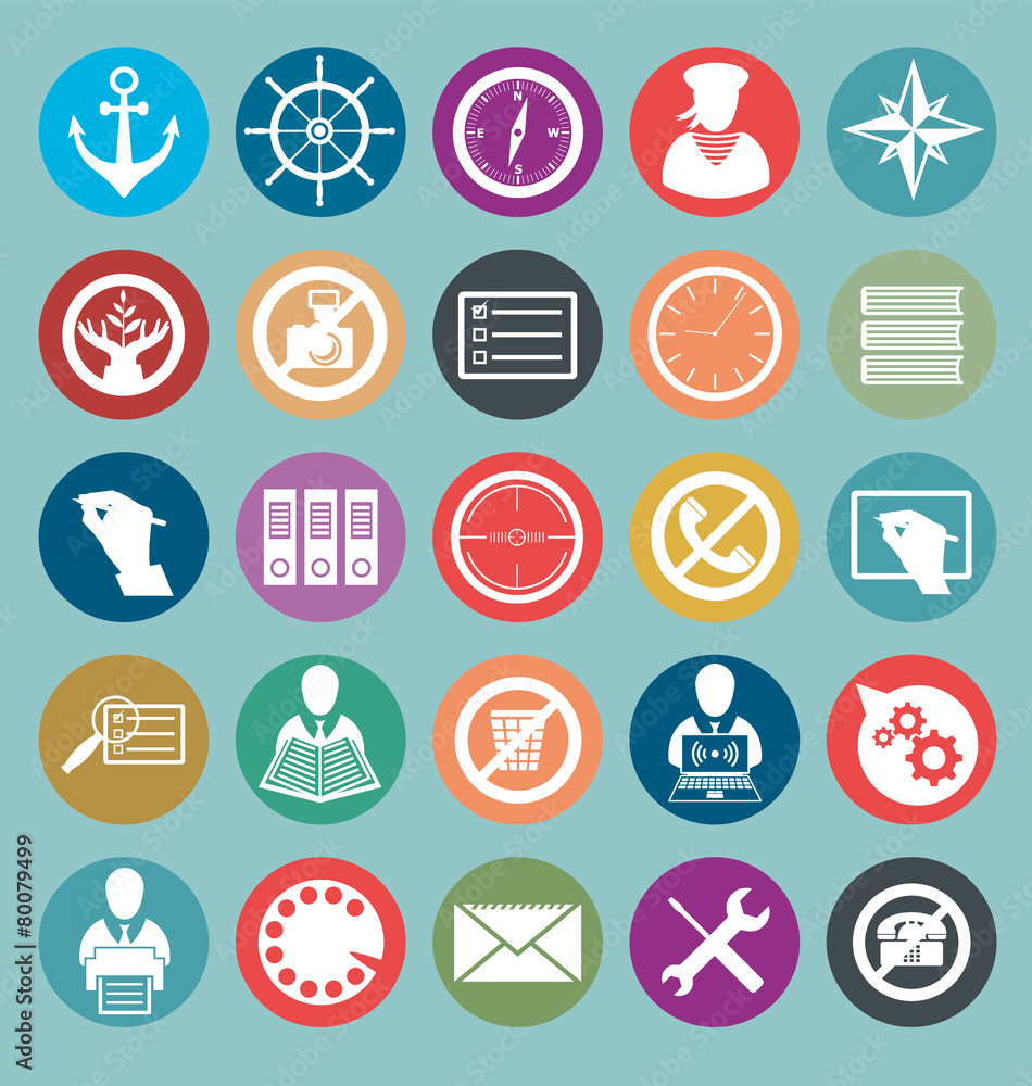 Vector Flat Style Icons